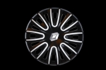 Wheel cover with Renault logo (black-gray)