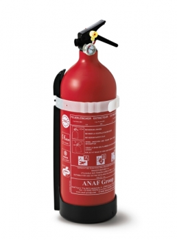 Feuerlöscher, Mehrzweckpulver 1kg mit Druckmesser