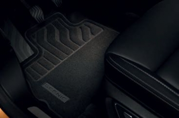 Renault Scenic 4 Textilfußmatten "Premium" (mit verschiebbarer Mittelkonsole)