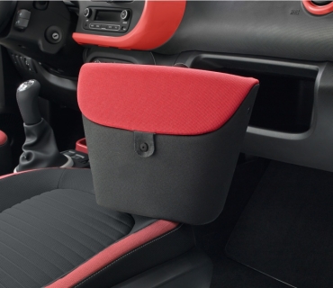 Renault Twingo 3 Abnehmbares Handschuhfach (Tragetasche) Deckel Rot